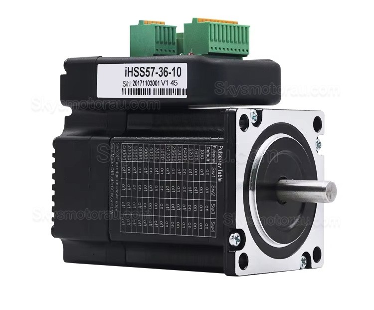 JMC iHSS57-36-10/20/SC NEMA 23 Closed Loop Integrated Stepper Motor 1.8 Deg 1Nm/2Nm/3Nm 4A/5A 36V 2 Phase